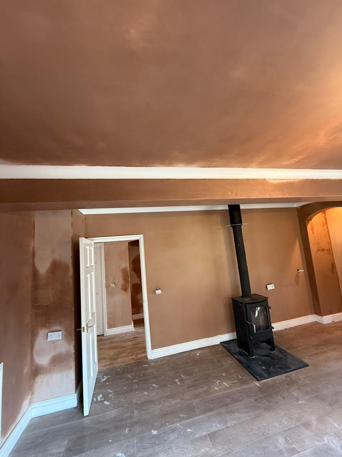 After plastering — Norwich